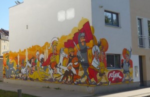 Digedag Graffiti Leipzig von Ilja van Treeck